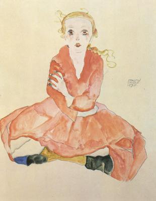  Seated Girl Facing Front (mk12)